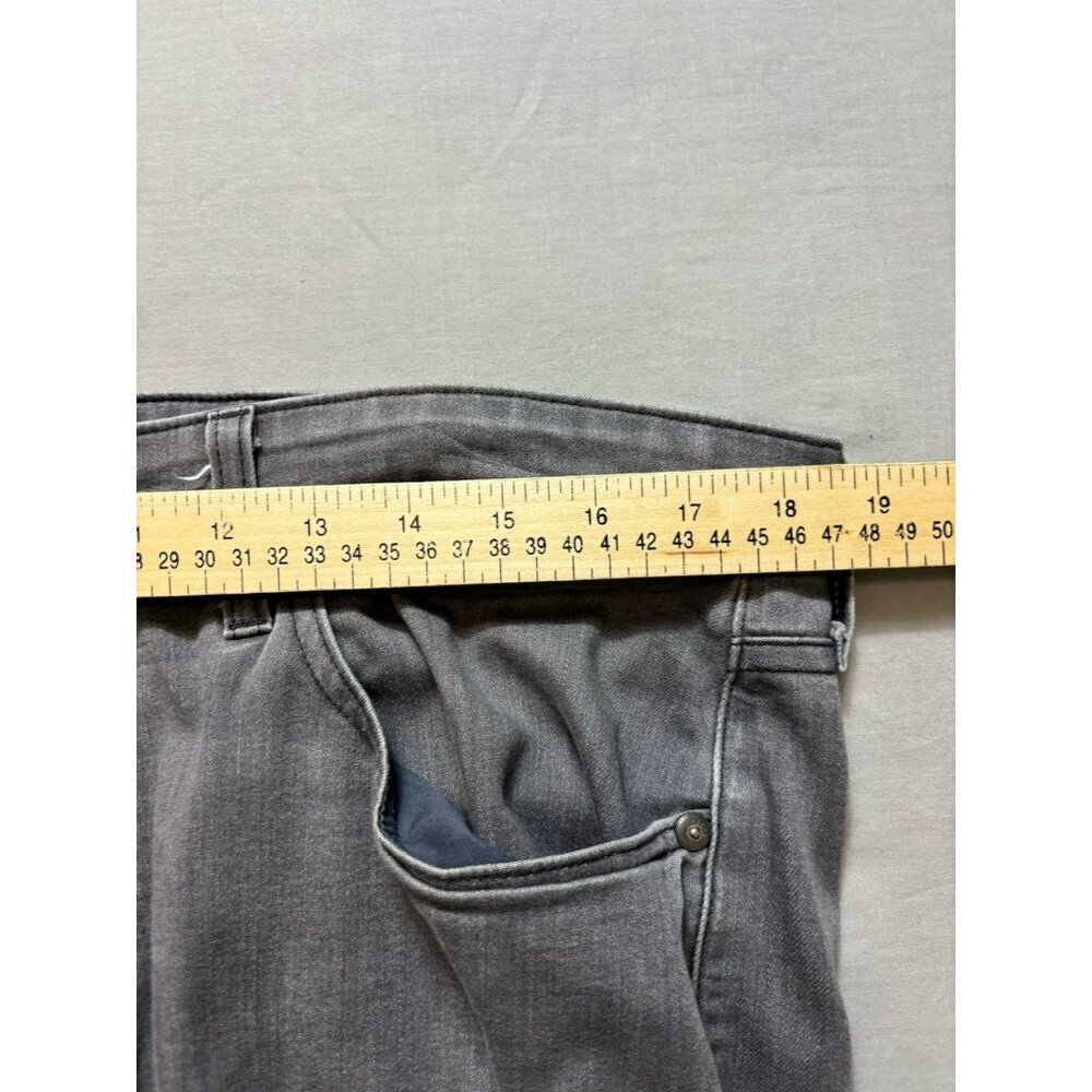 Men's Paige Jeans Lennox Slim Straight Stretch Denim Gray 36x25 - Picture 9 of 12